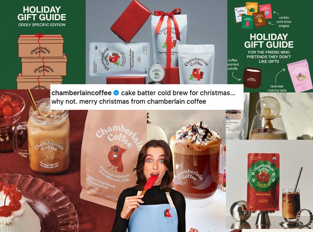 chamberlain coffee cpg holiday digital marketing strategy