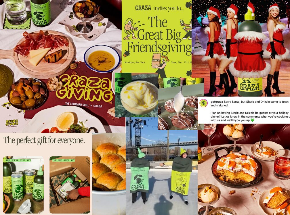 graza olive oil cpg holiday digital marketing strategy